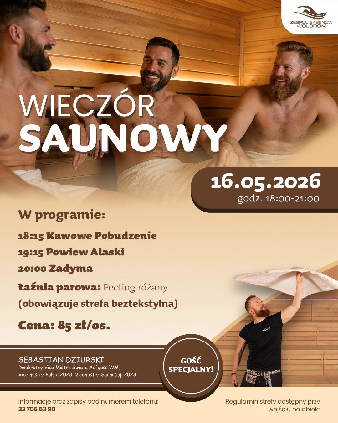 Wieczór saunowy – 16.05.2026