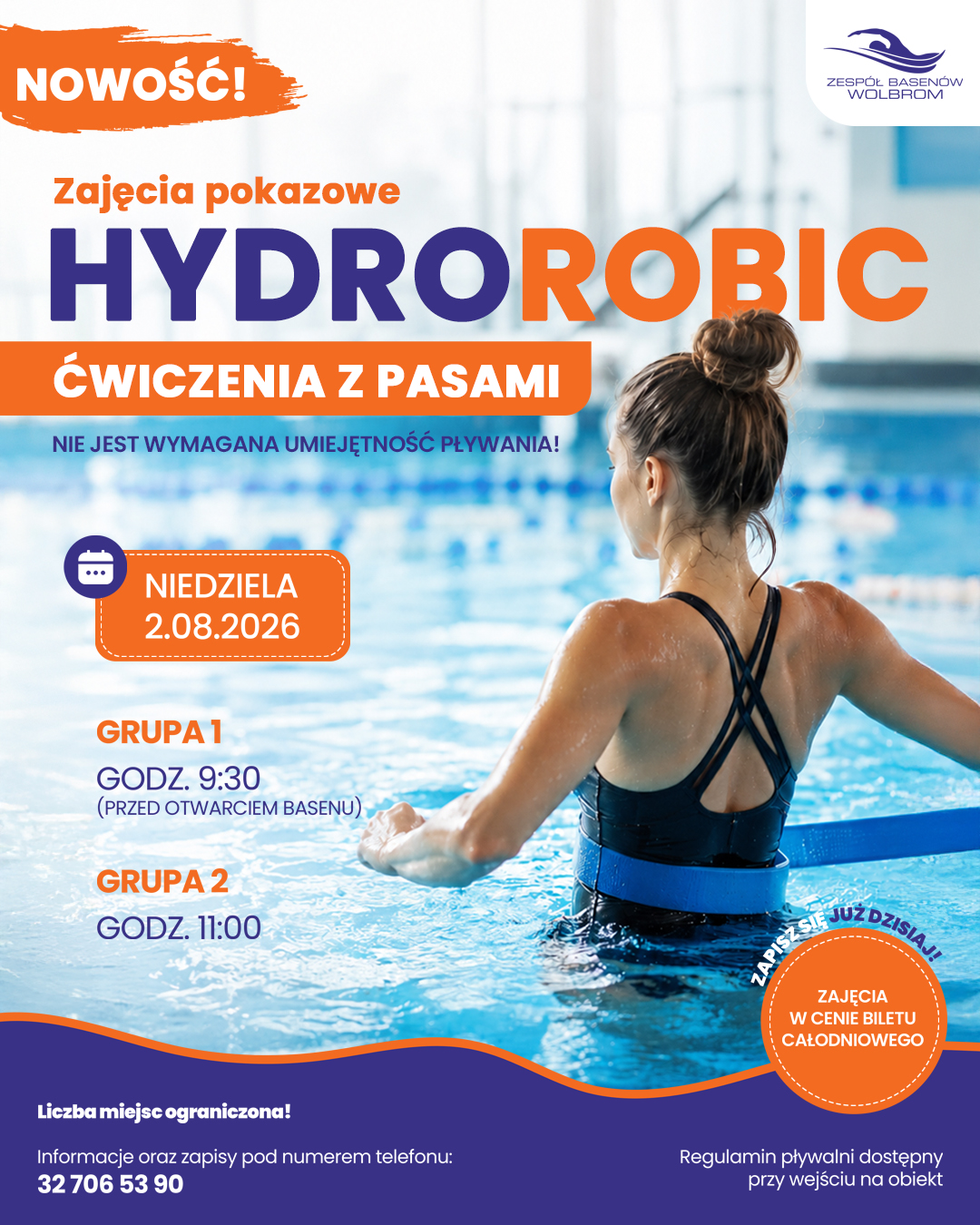 Kolejne zajęcia Hydrorobic już przed nami! 💦💙