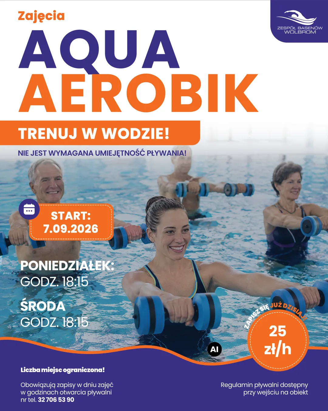 Ruch, energia i dobra zabawa – wybierz swoje zajęcia na basenie!